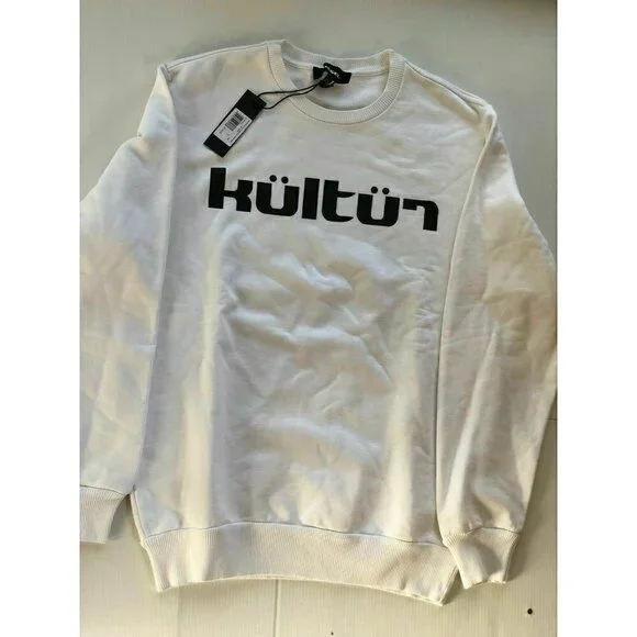 Diesel Womens White F-Just-XA-FL Sweatshirt Sze S - Picture 8 of 11